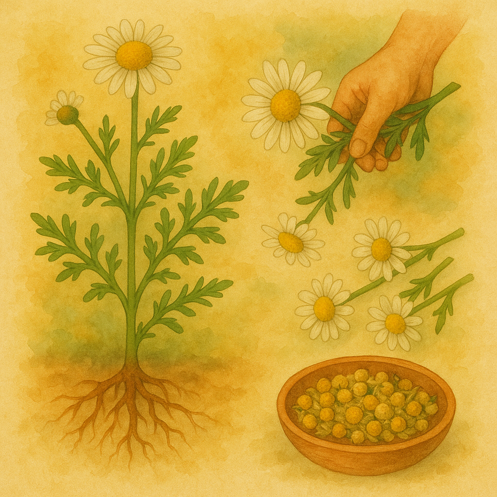 Chamomile watercolor