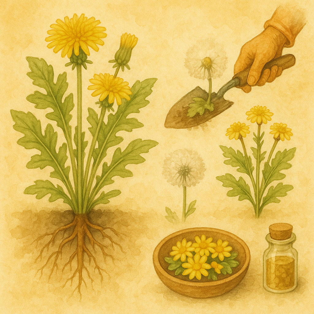 Dandelion watercolor